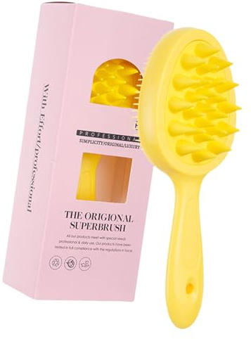our fave Soft Exfoliatings Body Scrubber,2 in 1 Body Shampoo Brush,Soft Loofah for Sensitive Skin Shower Hair Scalp Massager