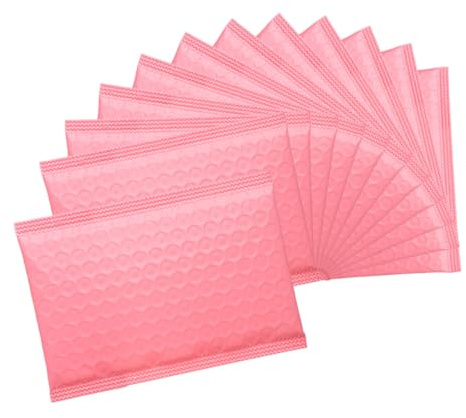 Alipis 50 pezzi Buste Imbottite Piccole con Bolle d Aria per Spedizioni Gioielli e Accessori Sacchetti Resistenti e Sigillabili per Imballaggio Protettivo per E-commerce e Uso Domestico