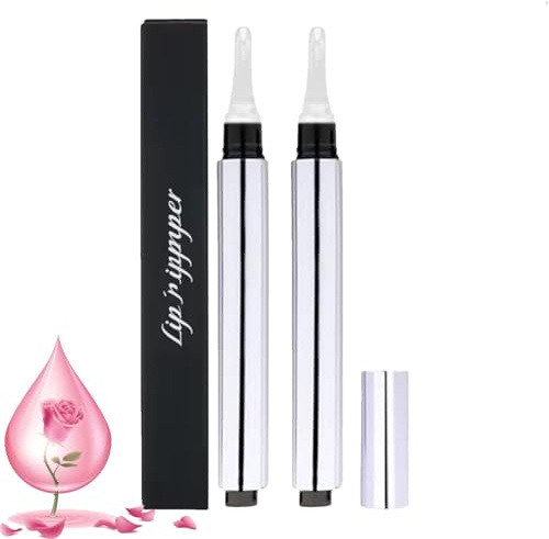 Lip Plumper, 10Ml Labial Para Rellenar, 2Piezas Cuidado Hidratante Brillos Labiales Portátil, Cosméticos El Día A Día Líquido Maquillaje, Para Mujeres Hermanas Novia Esposa Amigas