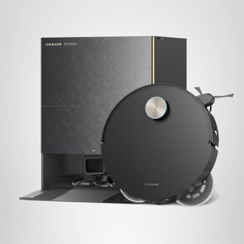 dreame X50s Ultra Saug- und Wischroboter, ultraschlankes Design mit 7,95 cm, 8.8-cm-Hindernisüberwindung, 35000 Pa Saugkraft, Selbstreinigender Wischmopp, kein Verheddern