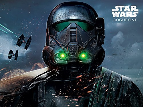 Star Wars Rogue One Death Trooper Glow, 60 x 80 cm, Leinwanddruck, Mehrfarbig