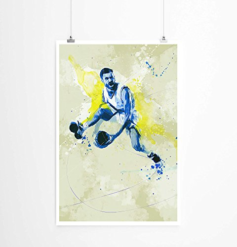 Paul Sinus Art Basketball III 90x60cm auf Masterclass Metallic Pearl High Gloss Photo Paper
