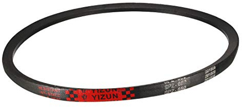sourcing map SPZ-650 Drive V-Belt Industrial Power Rubber Transmission Belt 650mm Pitch Girth 10mm Width 8mm Height