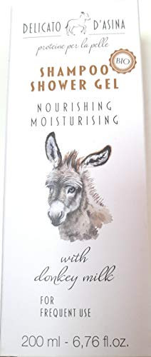 shampoo shower gel latte d'asina