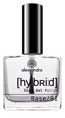 Alessandro Hybrid Lack Base Coat – Unterlack -In Nur 3 Schritten - Perfekte Nägel Ohne Led -Bis Zu 10 Tagen Halt!