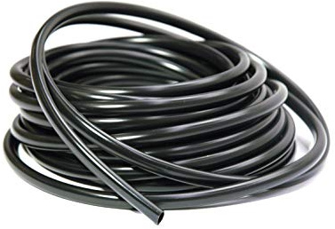 BALCONI PERFORMANCE Tuyau isolant PVC Gaine flexible protection pour câbles - 105 °C haute température - Fabriqué en Italie (Ø intérieur 10 mm, 50 m)