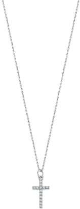 Collier Lotus Silver Croix empiérré
