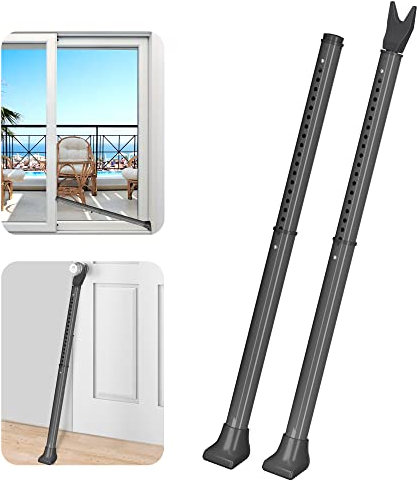 AceMining 2 Pack Door Security Bar, Patio Door Lock, 20-50 in