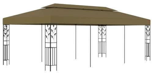 Tendone per Feste Tenda Garage Gazebo Professionale Gazebo 6x3 m Grigio Talpa 180 g/m²Adatto per matrimoni, all'aperto, giardino, feste