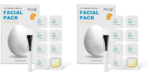 LYEAA Feuchtigkeitsspendende Gesichtsmaske mit Bürste, waschbare Feuchtigkeitsmaske mit Centella Asiatica- und Aloe Vera-Extrakten