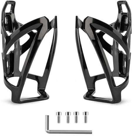 TUIORAN Flaschenhalter Fahrrad Getränkehalter Set (2er-Pack) Hergestellt aus hochfestem unzerbrechlichem PC-Kunststoff Trinkflaschenhalter Flaschenhalterung Inkl. Schrauben und Montagewerkzeug