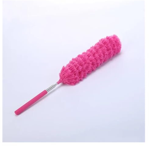 VNJUGF 1Pc Pulizia Duster Spazzola for la polvere leggera Spazzola for la polvere flessibile Pulitore for la polvere Rimozione della polvere Spolverini Attrezzi for la pulizia della casa wanglan(Rose)