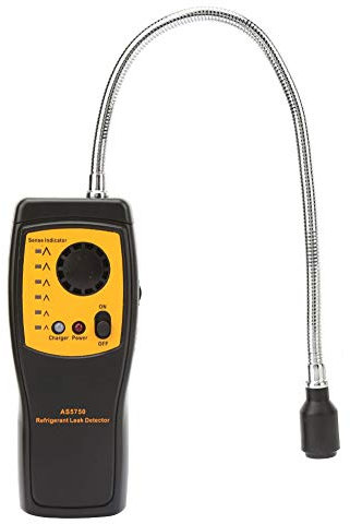 Detector de Gas Halógeno, Detector de Fugas de Refrigerante Alimentado por el Probador de Fuga de Gas Halógeno Portátil USB, Herramientas de Reparación de la Línea de Aire Acondicionado