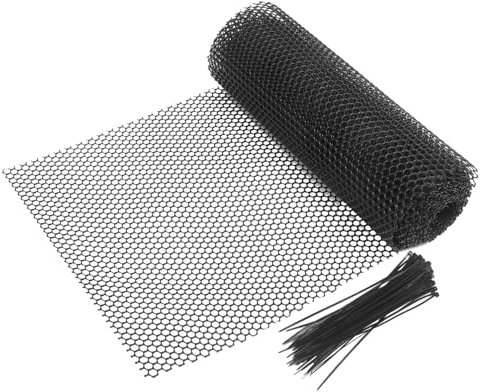 TOYANDONA Plastik Gartenzaun Netz Mit Kabelbindern Robustes Geflügelnetz Vogelabwehr Maschendraht Dauerhaftes Flexibel Zuschneidbares Netz Für Hühnergehege Und Gartenbegrenzung