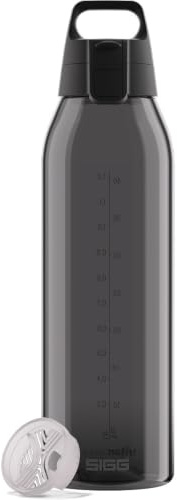 SIGG - Tritan Trinkflasche - Total Color ONE Anthracite - Für Kohlensäurehaltige Getränke Geeignet - Spülmaschinenfest - Auslaufsicher - Leicht - BPA-frei - Grau - 1.5L