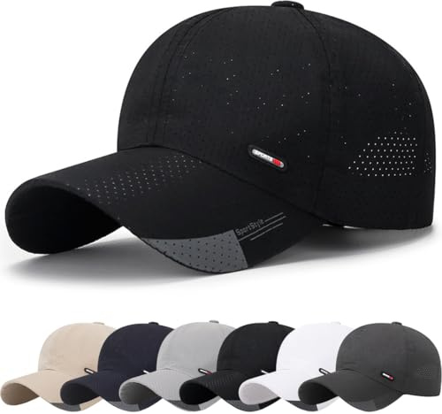 DURINM Berretto da Baseball Uomo Cappellino Unisex Casual Traspirante Ultraleggero Pieghevole Sport con Visiera Origins Baseball Cappello Uomo Cappello da Donna Estivo Protezione UV per Sport