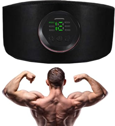 Stomach Massager For Weight Loss, Belly Massager To Remove Fat,Rechargeable Ab Belt Stimulator Body Sculpting Machine, Elastic Slimming Belt For Fat Burn Muscle Toner, Home, Office, Gym Use