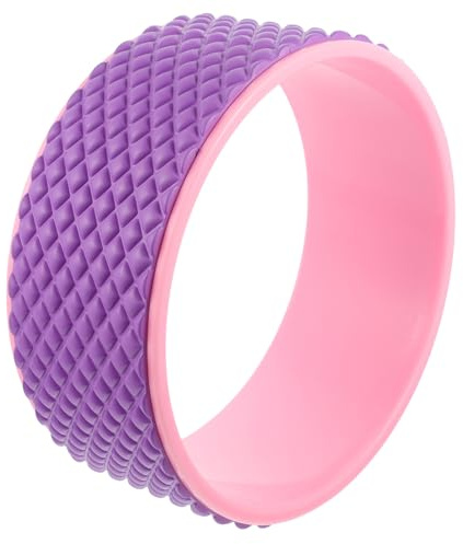 NAMOARLY Ruota Yoga in Plastica per Migliorare le Posizioni e Apertura del Petto, Rullo Massaggiante per Yoga per Uso Personale e Professionale