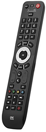 One For All URC 7125 Evolve 2 Télécommande Universelle - Télécommande de Remplacement Parfaite pour 2 appareils : TV et STB (Freeview/Sat/Câble) - avec Fonction d'apprentissage - Optimisé pour Smart