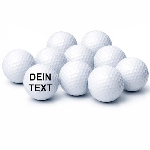 Golfball mit Gravur Wunschtext für Golfspieler/in Lasergravur Dein Text personalisiert Golfsport Dein Text Personalisieren Staffelpreise für 3, 6, 10 oder 50 Wilson Ultra Golfbälle