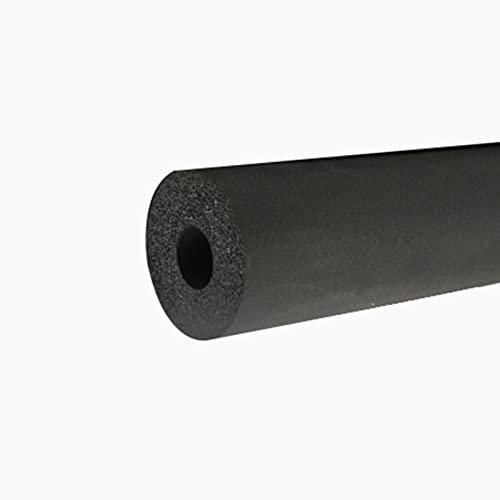 LHX Insulation pipe thickening solar insulation pipe air conditioning pipe sponge pipe rubber plastic insulation pipe sleeve water pipe (Color : WTH15mm, Size : D6mm)