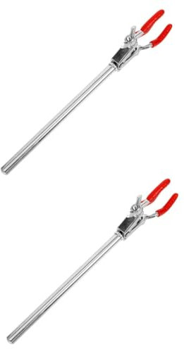 SOLUSTRE 2stücke Flask Clamp Für Laboranwendungen Robuster Prong Für Reagenzgläser Und Flaschen Leicht Und Tragbar Für Retortenständer Und Laborexperimente