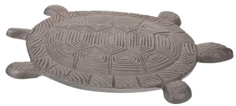 VANZACK Garden Iron Tortoise Stepping Stone Dekorativer Gehweg-Stein Für Garten Für Außenbereiche Verschönerung Von Rasenflächen