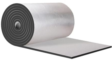 Rouleau d'isolation phonique Autocollant en Aluminium, réfléchissant, pour Toit de Voiture, insonorisant, économie d'énergie (Couleur : 15 mm (épaisseur), Taille : 2)