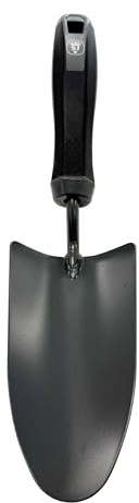 Spear & Jackson 2058NS-SFD Select Carbon Garden Hand Trowel - Durable Carbon Steel Head - Scratch & Rust Resistant Soft Feel Ergonomic Grip - Ideal for Tubs, Borders, Plants, Pots & Everyday Gardening