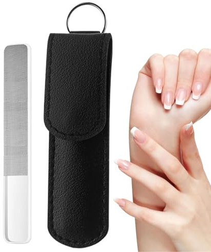 Dopsyesn Nagelglasfeile | Wiederverwendbare Feile für Nägel - Tragbarer Nagelpolierer für Hand- und Fußnägel, Zu Hause, Unterwegs, Reise, Salon, Spa, Kinder und Erwachsene