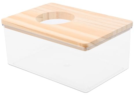 SHINEOFI Boîte de Bain de Sable Transparente pour Hamsters et Petits Rongeurs Bac de Toilette et Bain de Poussière Pratique Facile à Nettoyer Dimensions