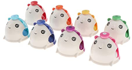 JWQFBC Tischglocken Set für Kinder, Diatonische Stahlglocken, Kindermusikinstrumente, Niedliche Maus Oder Bärenform, Groß, Maus 1