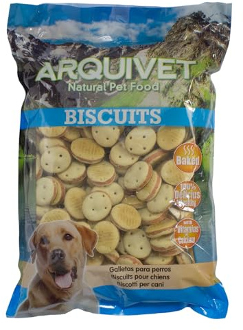 Arquivet, Biscuits, Biscuits pour Chiens, Sandwich Ovale, 1 kg