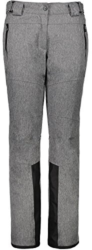 CMP Damen Hose Skihose, Argento Mel., D38, 3W04666