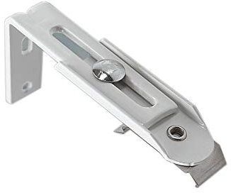 7 Stück Lamellenvorhang Wandwinkel Länge 65-100 mm Vertikaljalousie Wandträger Winkel Metall für Wandmontage - UNIVERSAL