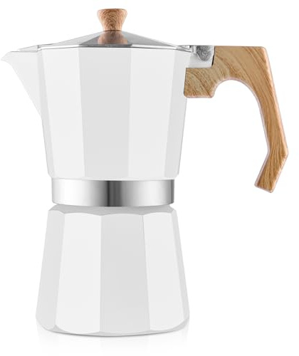 wedrink Stovetop Espresso Maker Aluminum Moka Pot 9 Espresso Cup-15.2OZ Cuban Coffee Maker Stove top Coffee Maker Moka Italian Espresso