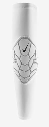 Nike Hyperstrong Gepolsterte Ellenbogenbandage 3.0, Weiß | Grau S/M