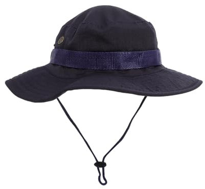 VANZACK Camping-buschhut Wanderkappe Für Männer Und Frauen Marineblau Fischerhut Belüftungslöcher Leichtes Baumwollpolyester