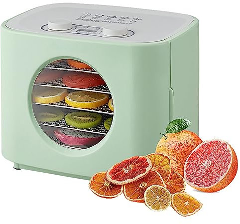 Machine commerciale, déshydrateur alimentaire à 5 étages, déshydrateur alimentaire 8 L, température réglable, aliments ménagers, collations, légumes, fruits, pour bœuf, viande séch
