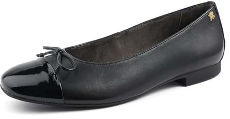 Paul Green Damen SUPER Soft Ballerina, Frauen Klassische Ballerinas,klassisch elegant,Ballerinen,Halbschuhe,Sommerschuhe,Schwarz (Black),38.5 EU / 5.5 UK