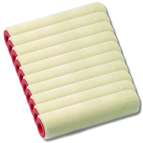 DD Composite Lackwalzen Velour Sets solide Farbwalze für ein perfektes Oberflächen-Finish lösemittelbeständig Flor 4mm, Variante:250mm (10 Stück)
