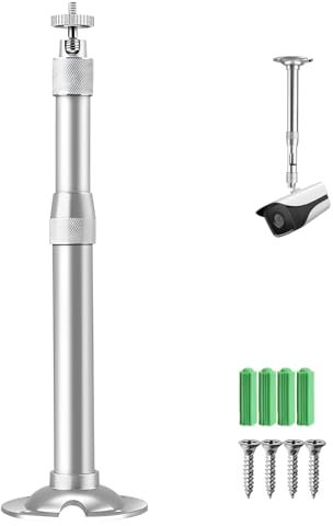 Mini Supporto per Proiettore, Staffa per Montaggio a Parete o Soffitto, Capacità 5KG, 20-40CM Regolabile, in Lega di Alluminio per Mini Proiettore