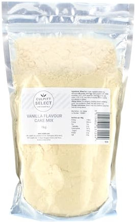 Culpitt Select Vanilla Cake & Cupcake Mix | 1kg | Madeira Cake | Easy, Reliable, Delicious, Bakes For Celebration Sponge Cakes | Made in UK