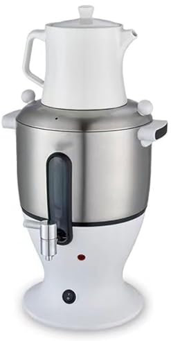 JODAIS 6L Electric Turkish Tea Maker, 1500W Double Pot Kettle & Infuser, with Keep Warm Function, for Russian and Turkish Tea