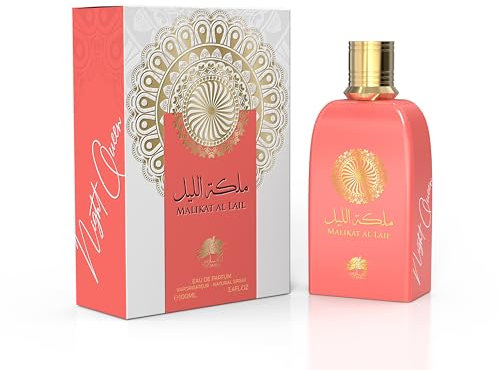 Al Fares Perfumes Malikat Al Lail Eau de Parfum für Uni – 100 ml langanhaltender, betörender Duft mit blumigen & holzigen Noten, ideal für den täglichen Gebrauch und besondere Anlässe