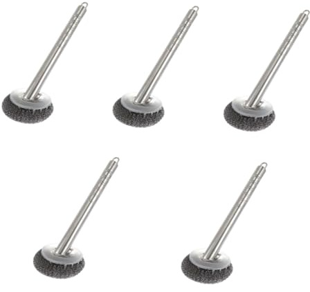 BTYQKZVPM Steel Wool Dishes Cleaning Scrubber,Steel Wool, 5 Pcs Steel Ball Brush Sink Scrubber Steel Wool Pot Scrubber