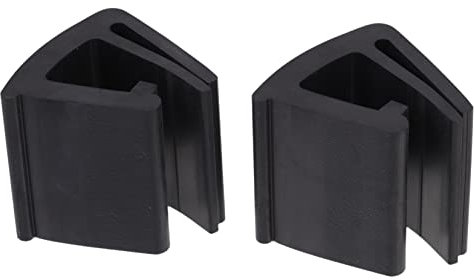 BESPORTBLE 1 Paire Pinces De Pare-Brise De Remplacement Clips De Fixation pour Panier De Golf (Noir)