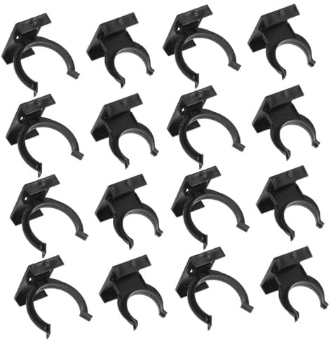 HOUDERCO 20pcs Kitchen Kick Board Plinth Clips Plastic Plinth Clip Set with Easy-to-adjust Design for Cabinet Furniture Protection and Stable Practical Use
