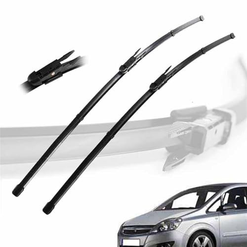 Front Wiper Blades,For Vauxhall,For Opel,For Zafira B 2005 2006 2007 2008 2009 2010 2011 2012 2013 2014 Windshield Windscreen Window Car Rain Brushes 28+22