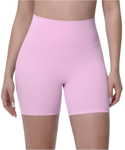 Short de Sport pour Femmes, Short de Yoga Taille Haute avec Poches Latérales 2026 Leggings Courts pour Femmes pour Yoga Course à Pied Fitness Vélo